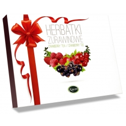 Zestaw "Herbatki Żurawinowe PLUS" w pudełku 6x5szt Kawon