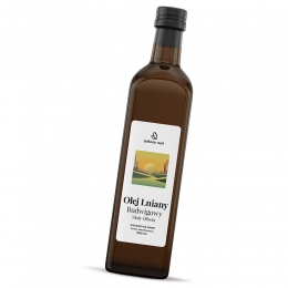 Olej Lniany Budwigowy Złoty Oliwin 1000 ml