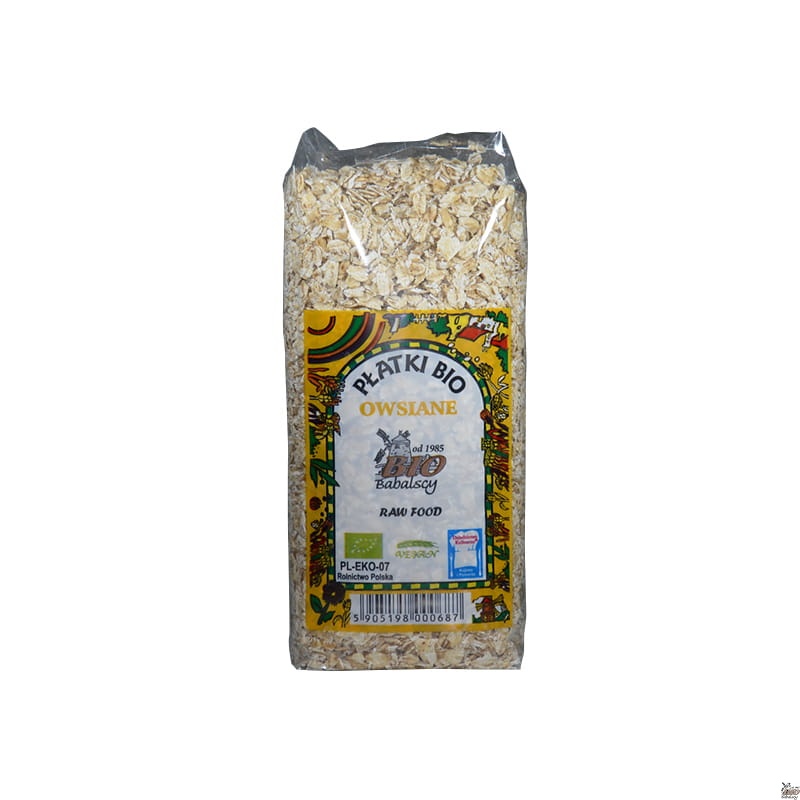 Płatki owsiane BIO 300g Babalscy