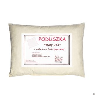 Poduszka MINIJAŚ z łuską gryczaną BIO