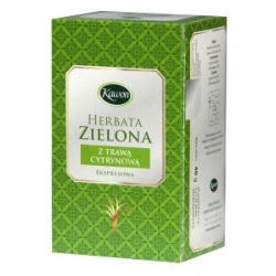 Zielona z trawa cytrynowa 20x2g Kawon